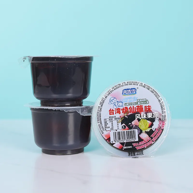 Желе со вкусом тайваньского травяного десерта Сяньцао (3)
