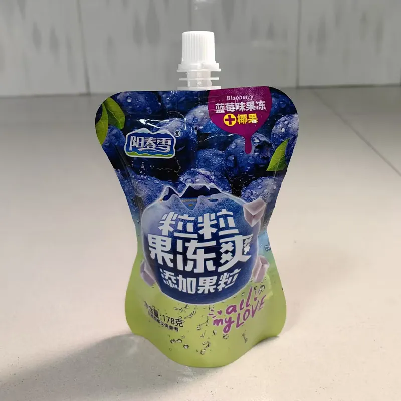 Зернистое желе для питья черничное (2)